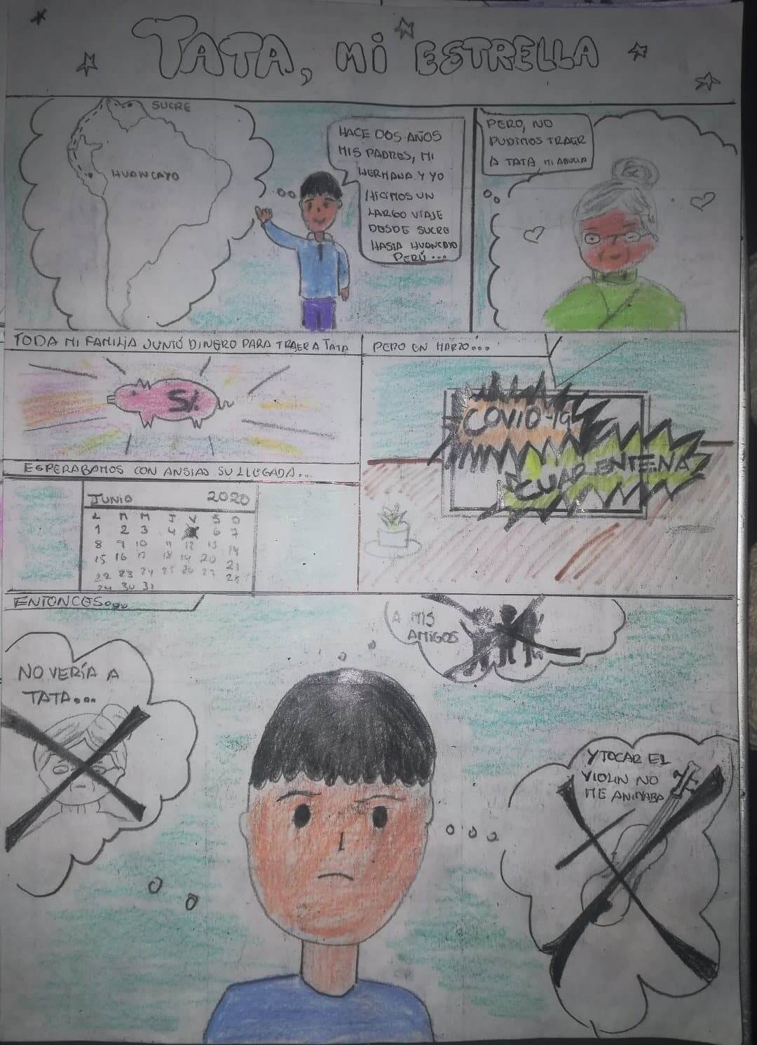 Primera página de Tata, mi estrella