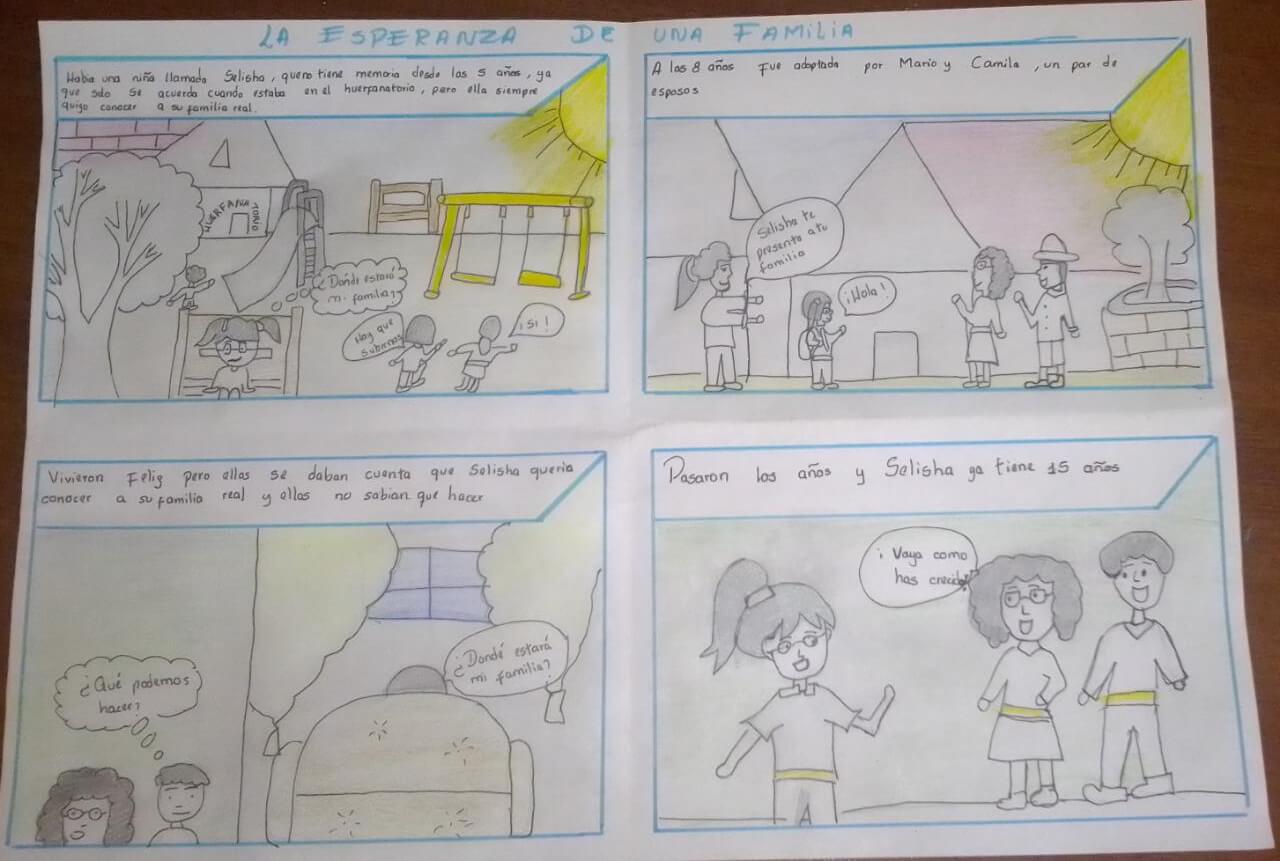 Primera página de LA ESPERANZA DE UNA FAMILIA