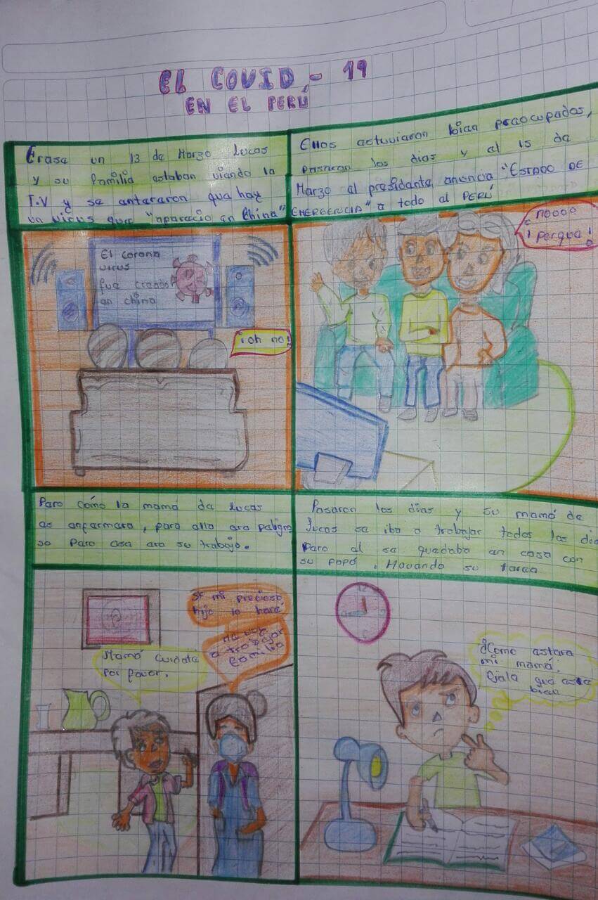 Primera página de EL COVID EN EL PERÚ